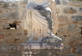 Ruins in Turkey in the old city of Ephesus